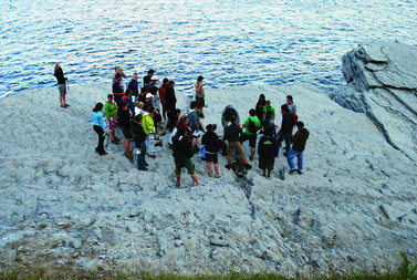 Cours de terrain en Gaspésie